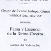 Farsa y Licencia de la Reina Castiza